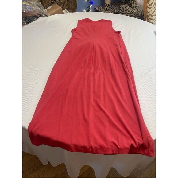 Peruvian Connection Pink Faux Wrap Dress Size Medium - Picture 6 of 7